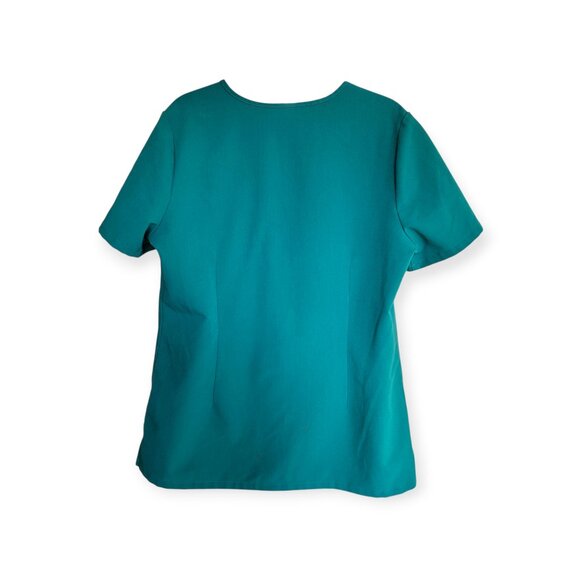 Figs Technical Collection Brilliant Green Women's Medium Scrubs Set - Picture 3 of 16